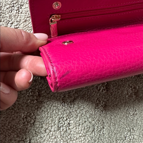 Tory Burch Fuchsia Leather jewelry  Holder - Picture 3 of 6